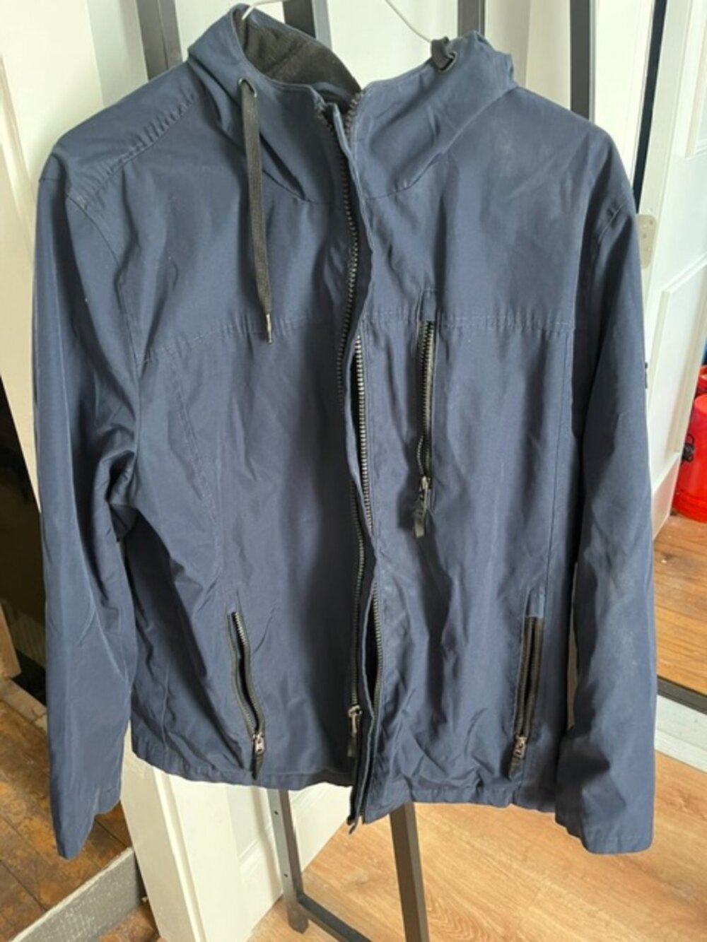 size large Calvin Klein blue jacket